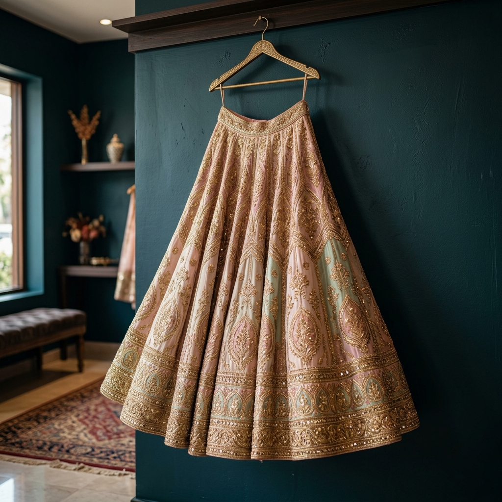 Bridal Lehenga Details